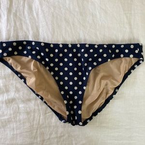 Retro polka dot bikini bottoms